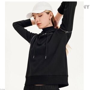 DKNY Versatile Detachable Zipper Hoodie Size Small NWT